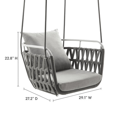 Kaliah Outdoor Patio Aluminum Swing Chair by Modway