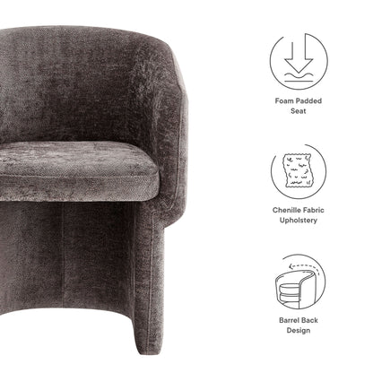 Verity  Chenille  Dining Armchair