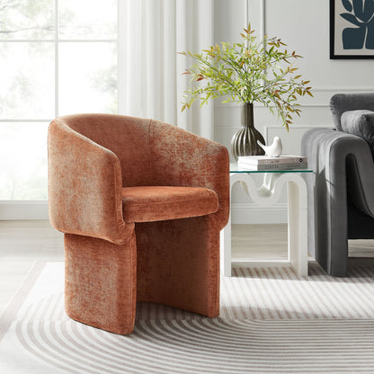 Verity  Chenille  Dining Armchair