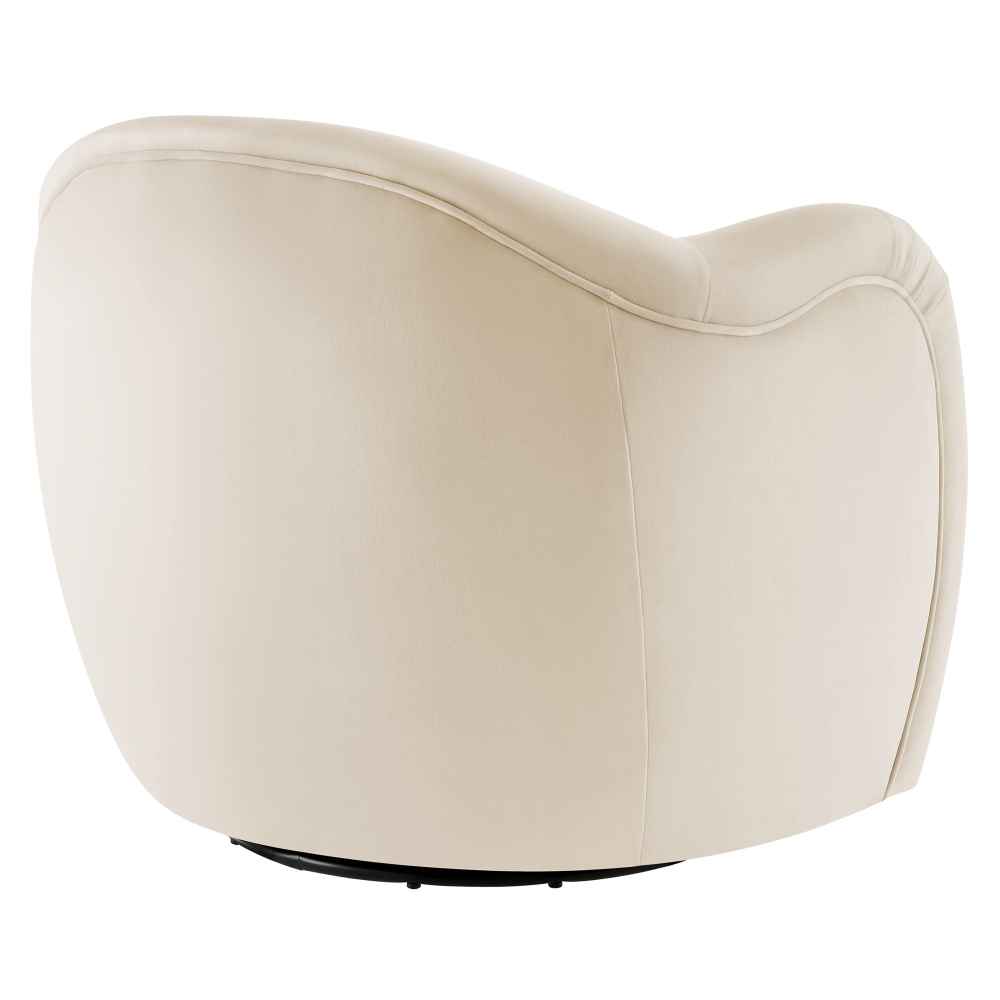 Compose Performance Velvet Swivel Armchair By HouseBean