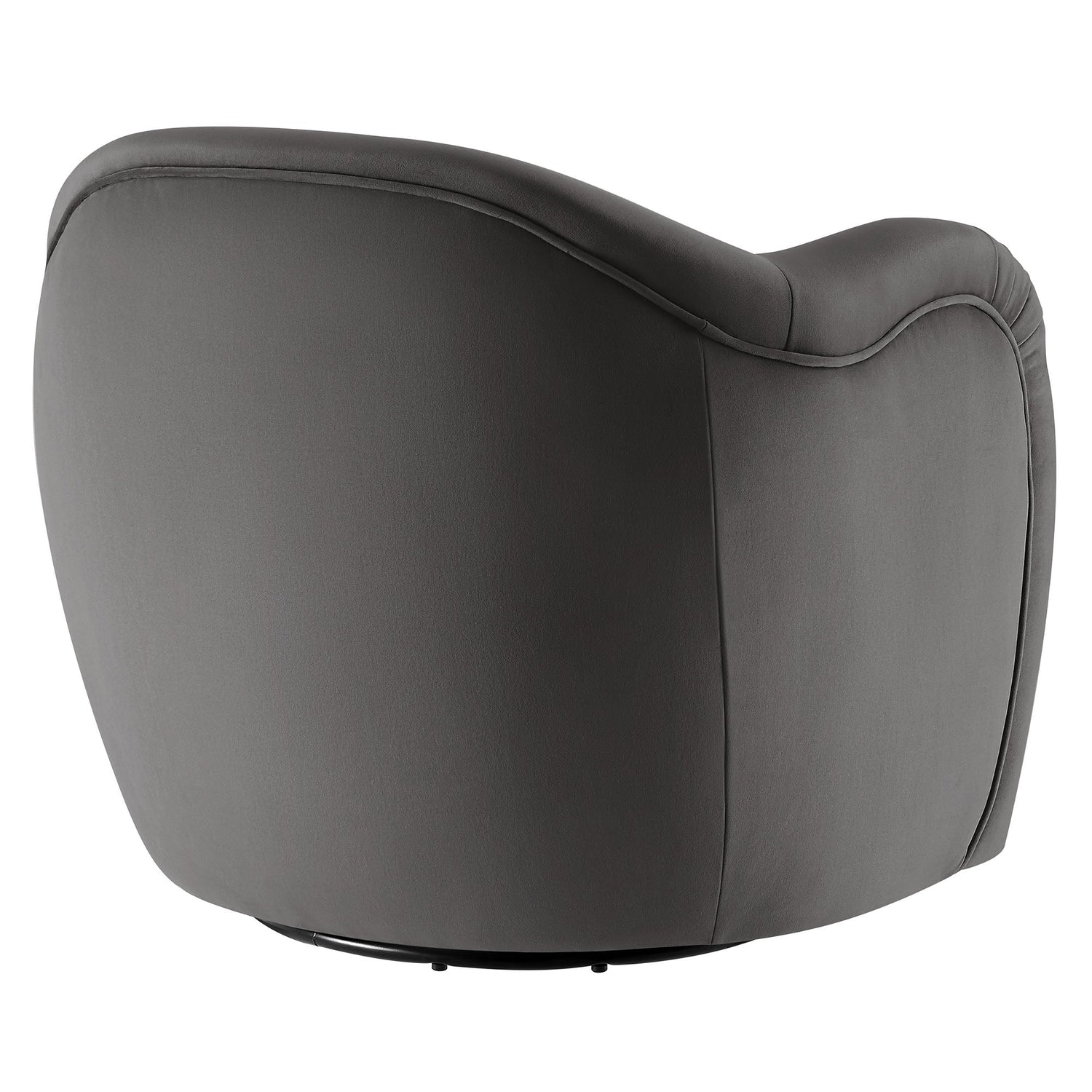 Compose Performance Velvet Swivel Armchair By HouseBean