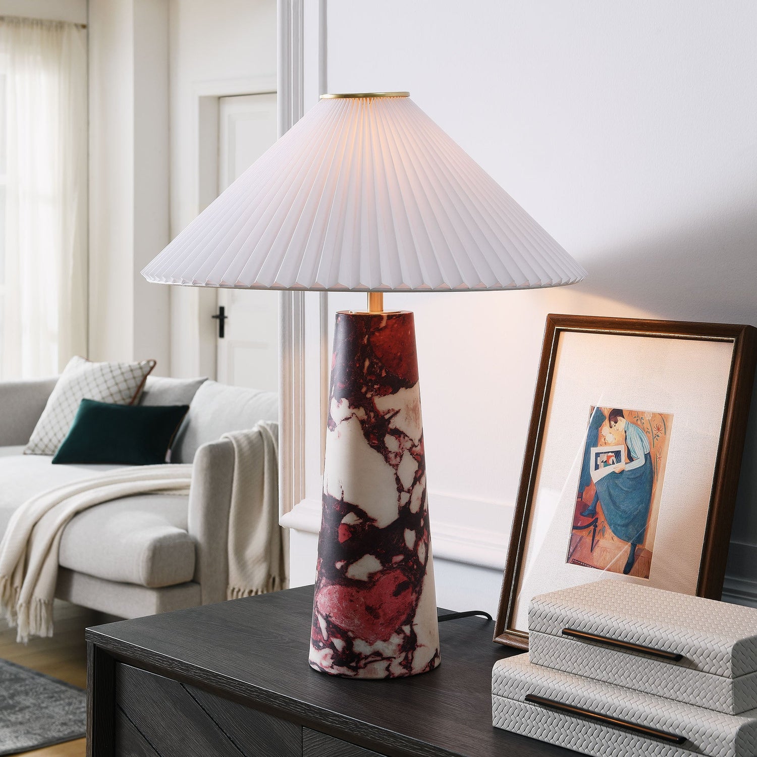 Nera Marble Table Lamp By HouseBean