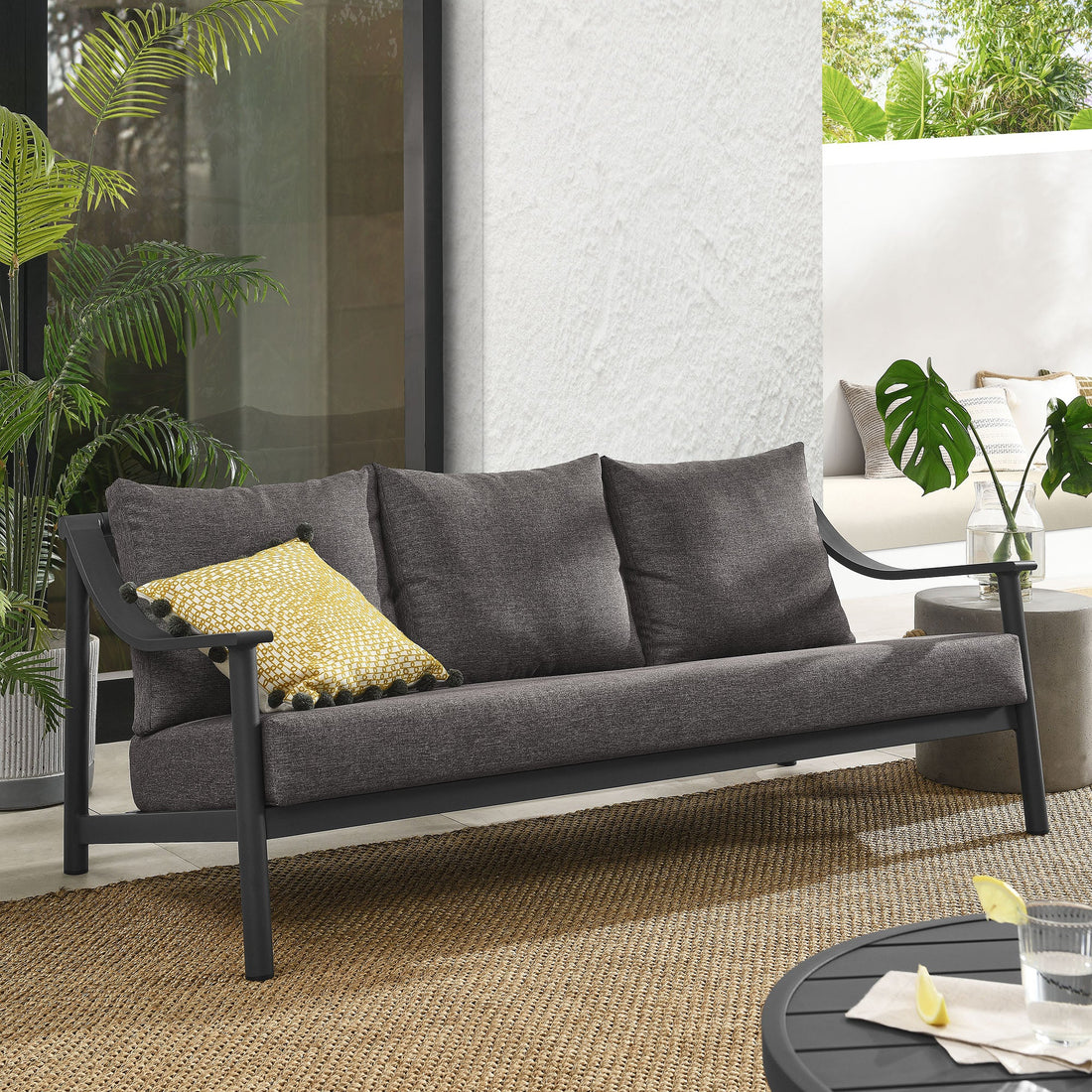 Terrace Outdoor Patio Aluminum Sofa By HouseBean