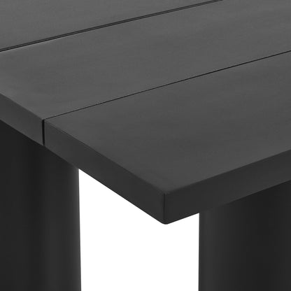 Nautica Outdoor Patio 87&quot; Rectangular Aluminum Dining Table by Modway