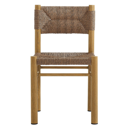 Parkland 7-Piece Rectangular Outdoor Patio Rattan and Aluminum Dining Table and Chairs Set by Modway