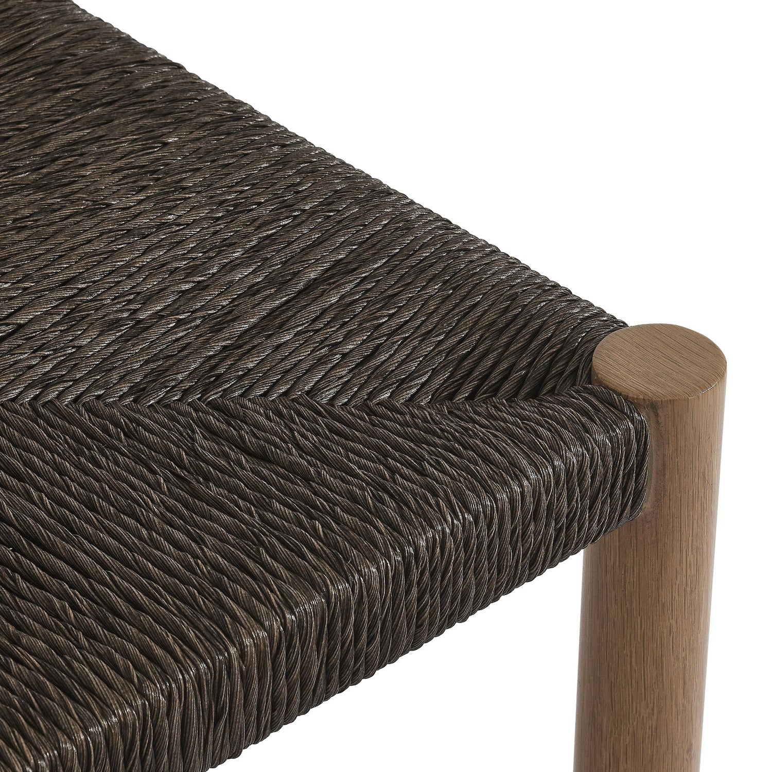 Parkland Outdoor Patio Rattan and Aluminum Counter Stools Set of 2 by Modway