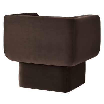 Tate Performance Velvet Accent Chair By HouseBean