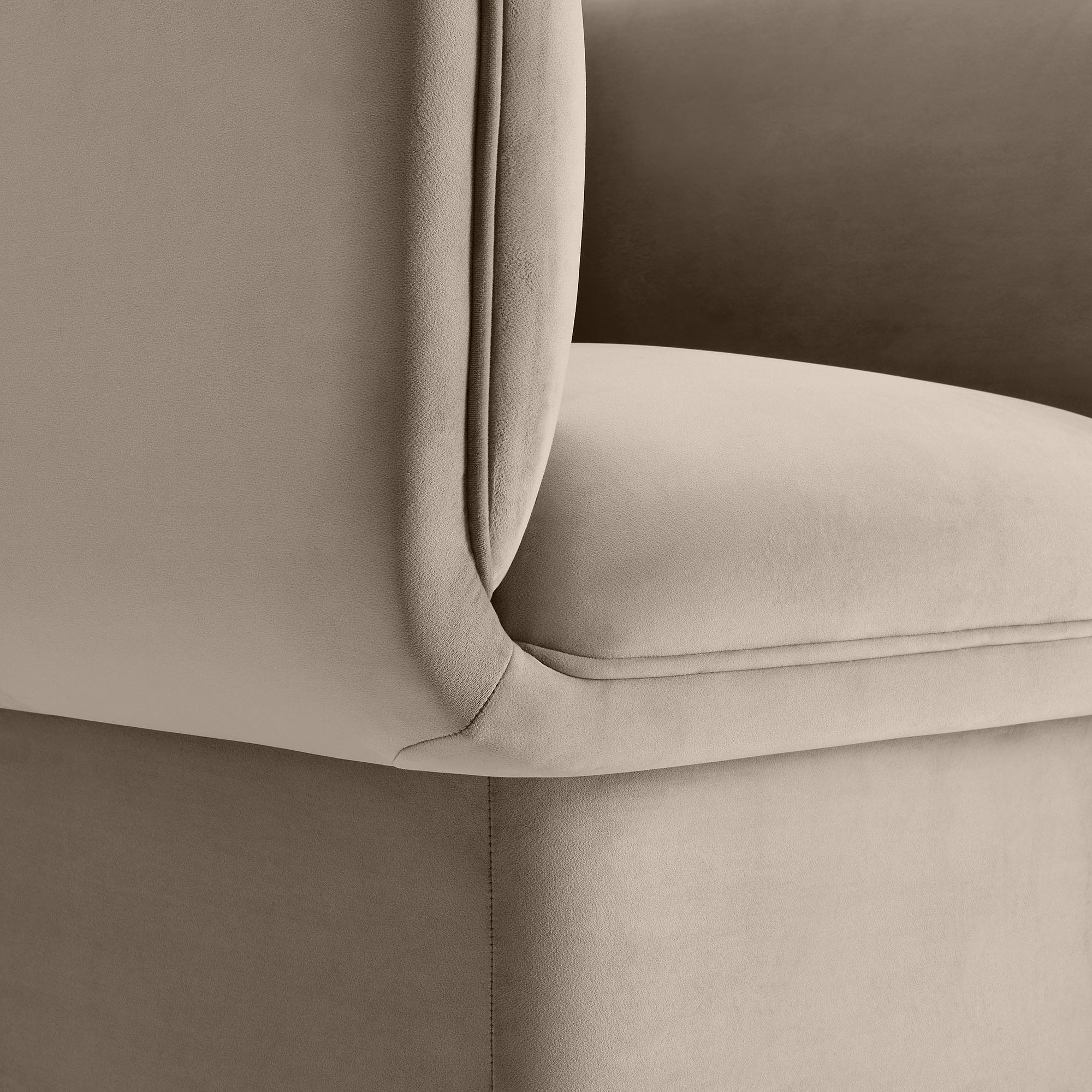 Tate Performance Velvet Accent Chair By HouseBean