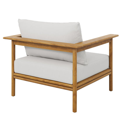 Wren Outdoor Patio Teak Wood Armchair By HouseBean