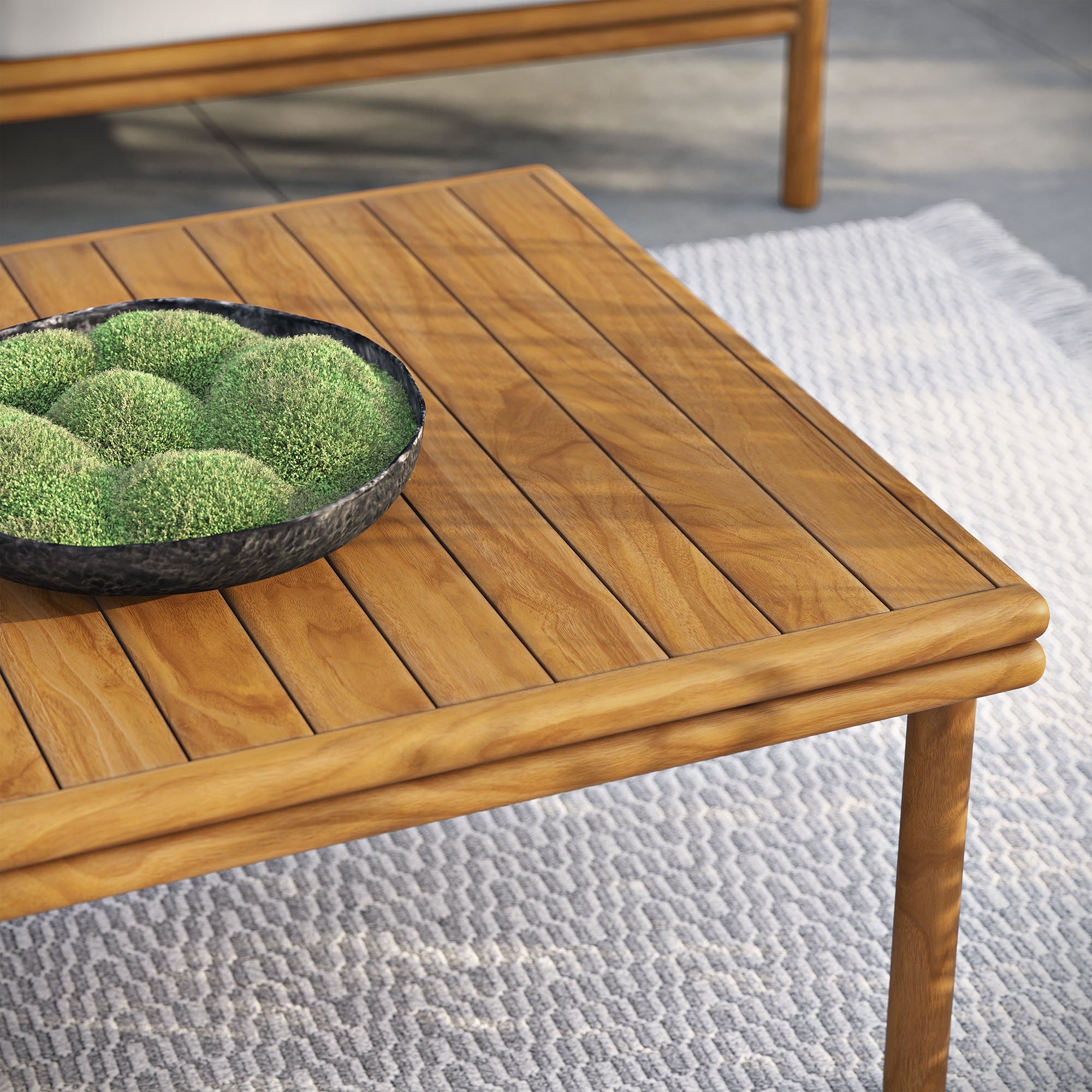 Wren Outdoor Patio Teak Wood Coffee Table by Modway