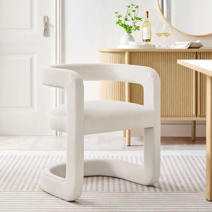 Winslow Barrel Performance Velvet Dining Chair  by Modway