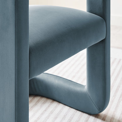 Winslow Barrel Performance Velvet Dining Chair  by Modway
