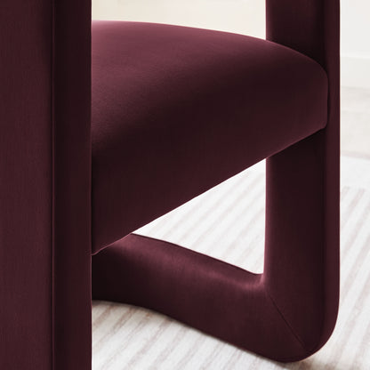 Winslow Barrel Performance Velvet Dining Chair  by Modway