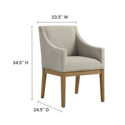 Alton Fabric Upholstered Dining Armchair by Modway