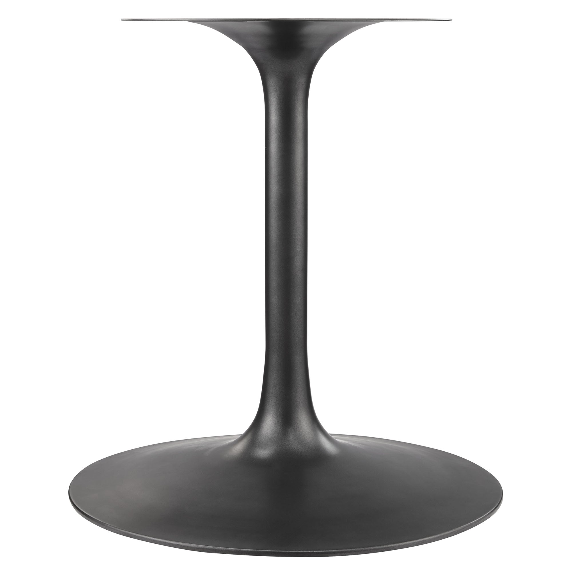 Lippa 48&quot; Round Pedestal Solid Wood and Metal Dining Table By HouseBean