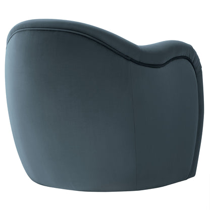 Compose Performance Velvet Accent Chair By HouseBean