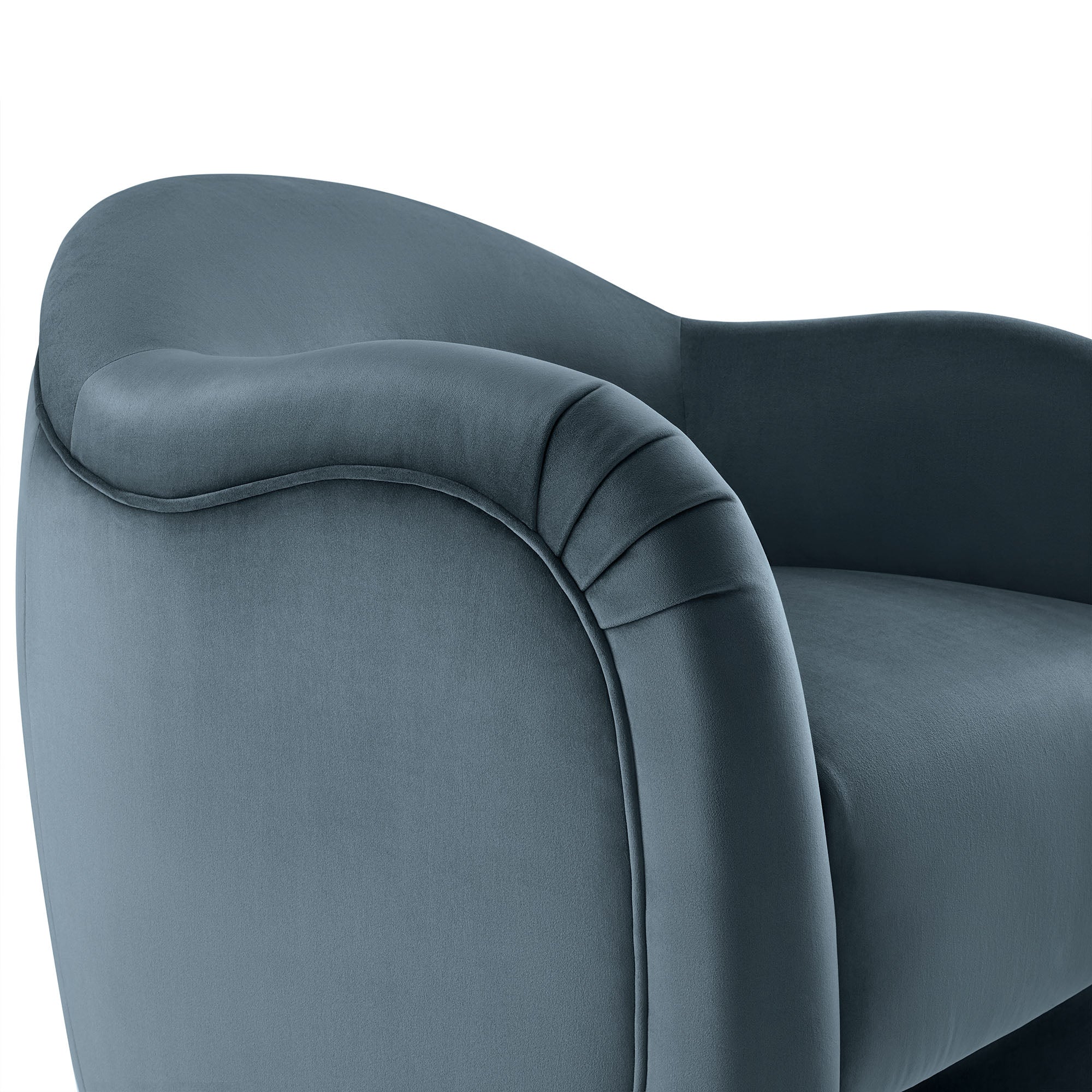 Compose Performance Velvet Accent Chair By HouseBean