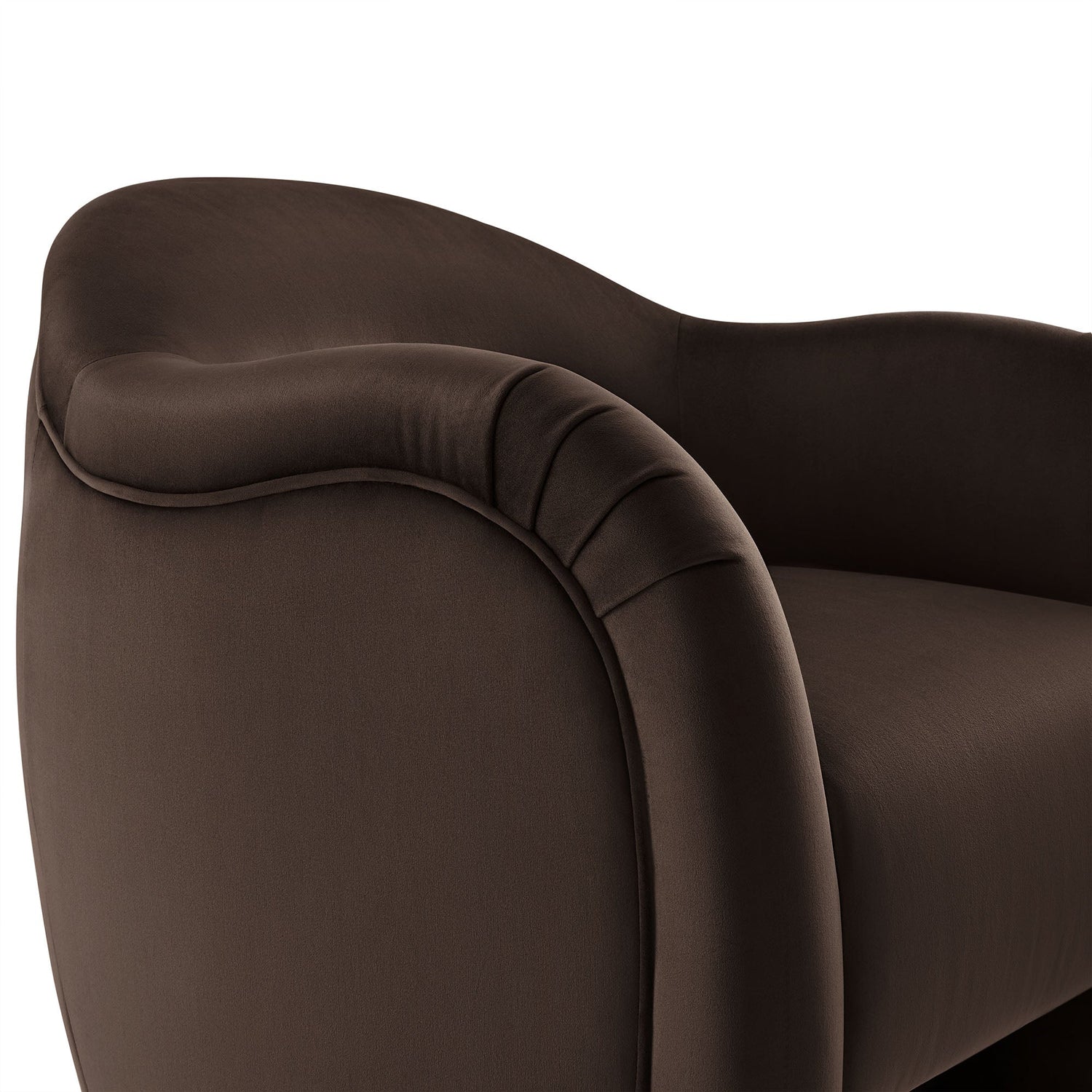 Compose Performance Velvet Accent Chair By HouseBean