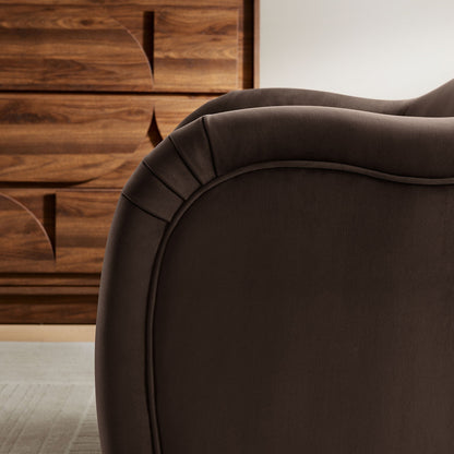 Compose Performance Velvet Accent Chair By HouseBean