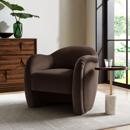 Compose Performance Velvet Accent Chair By HouseBean