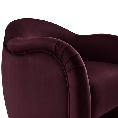 Compose Performance Velvet Accent Chair By HouseBean