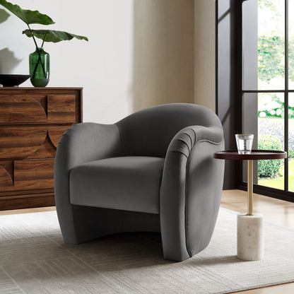 Compose Performance Velvet Accent Chair By HouseBean