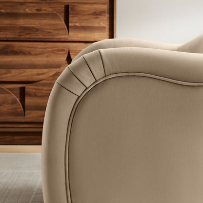 Compose Performance Velvet Accent Chair By HouseBean