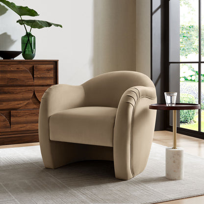 Compose Performance Velvet Accent Chair By HouseBean