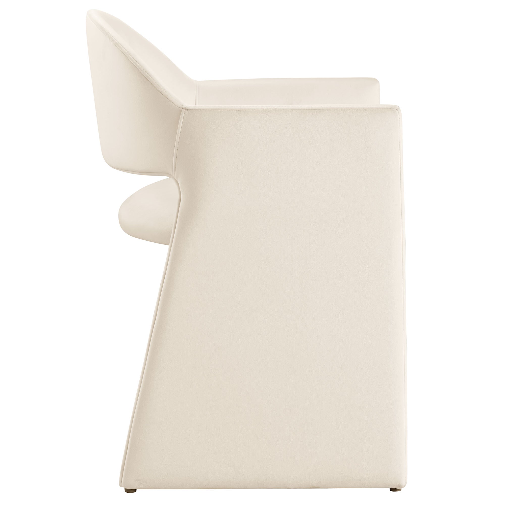 Talia Performance Velvet Dining Armchair By HouseBean