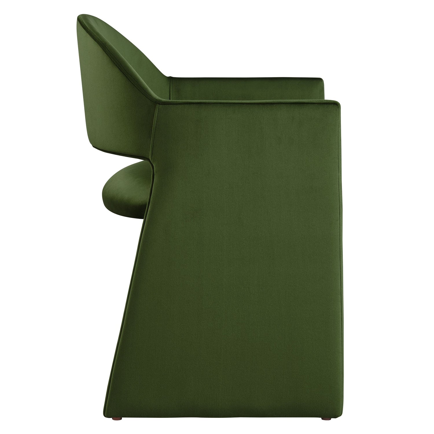 Talia Performance Velvet Dining Armchair By HouseBean