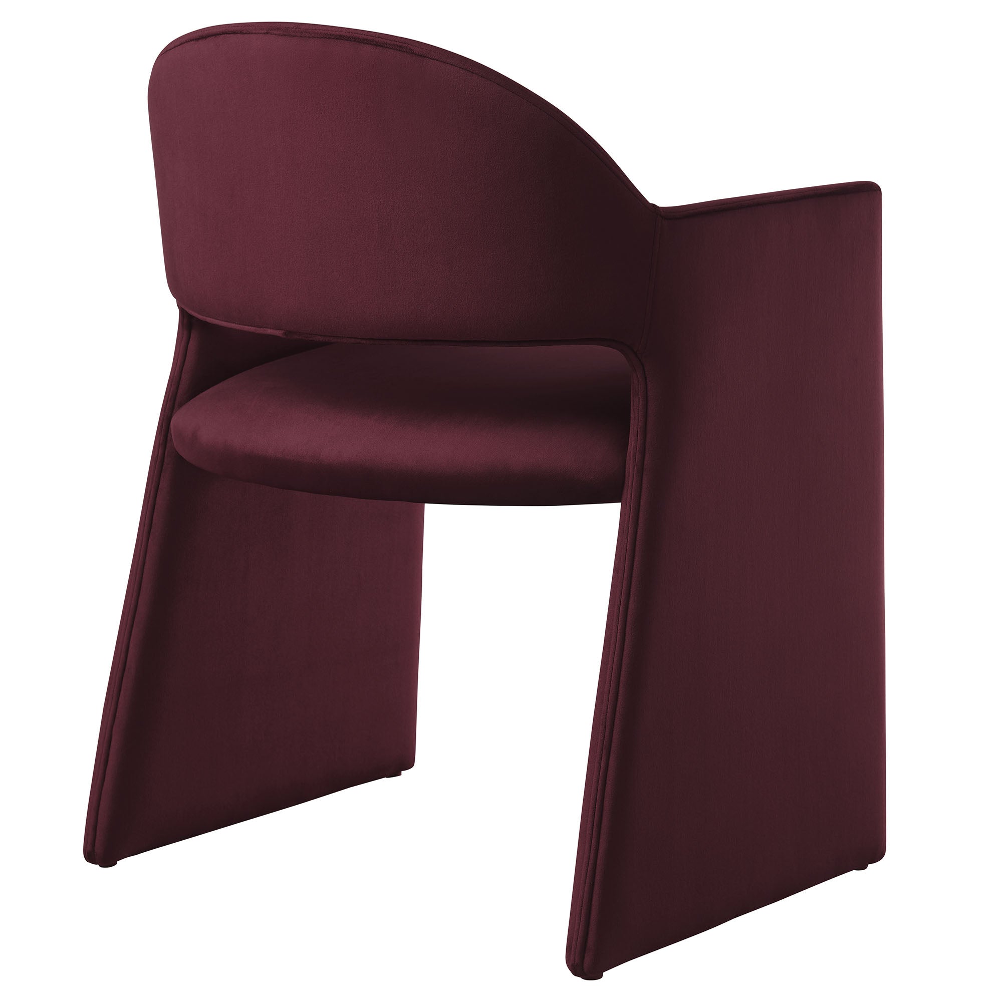 Talia Performance Velvet Dining Armchair By HouseBean