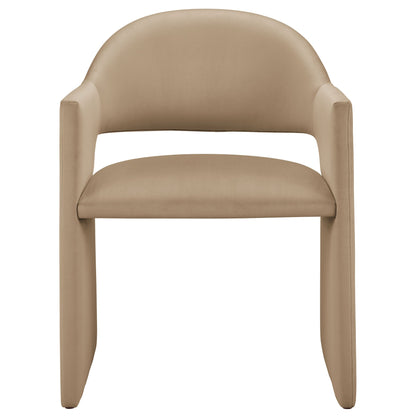 Talia Performance Velvet Dining Armchair By HouseBean