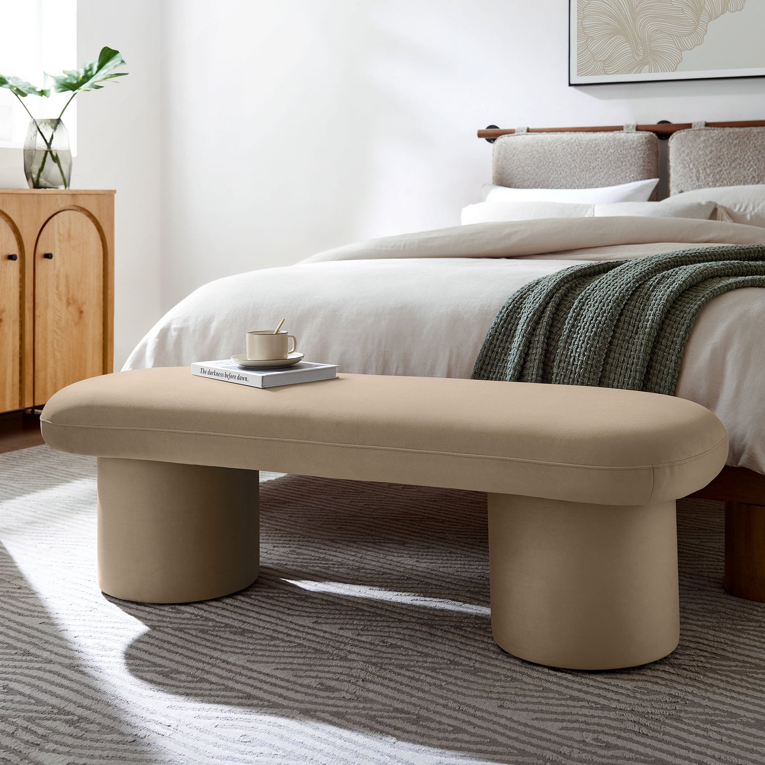 Orla Upholstered Bench by Modway