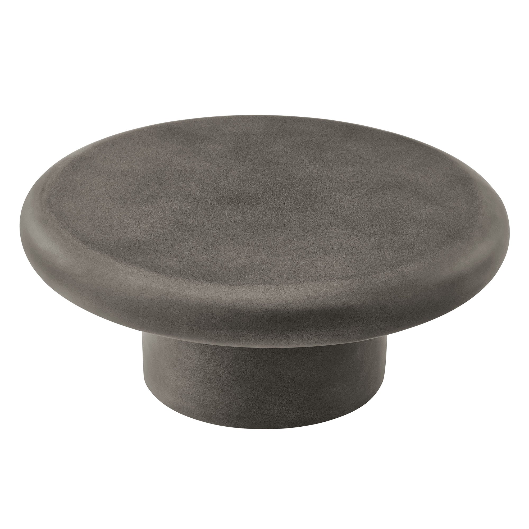 Argos Indoor - Outdoor Patio Concrete Round Coffee Table by Modway