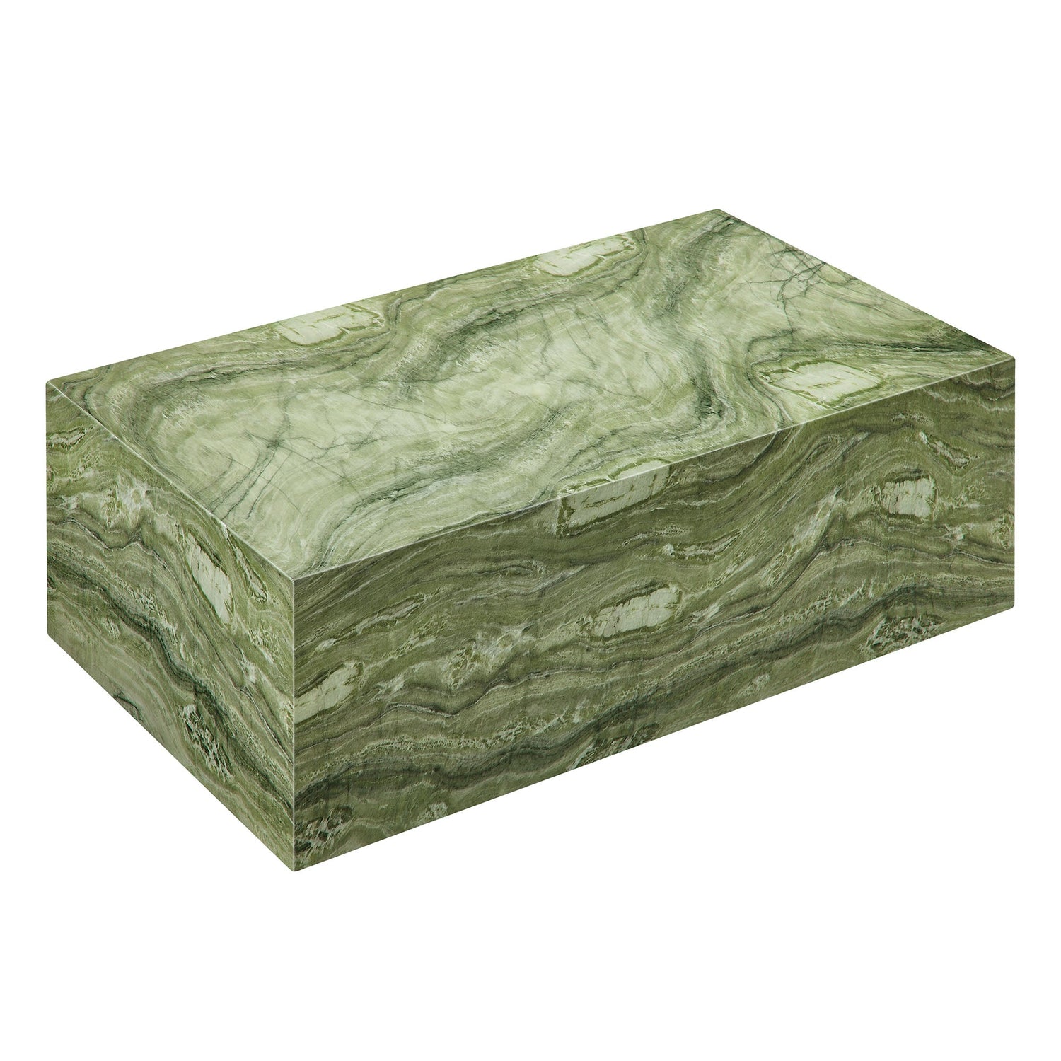 Jordana Square Plinth Indoor - Outdoor Patio Concrete Coffee Table by Modway