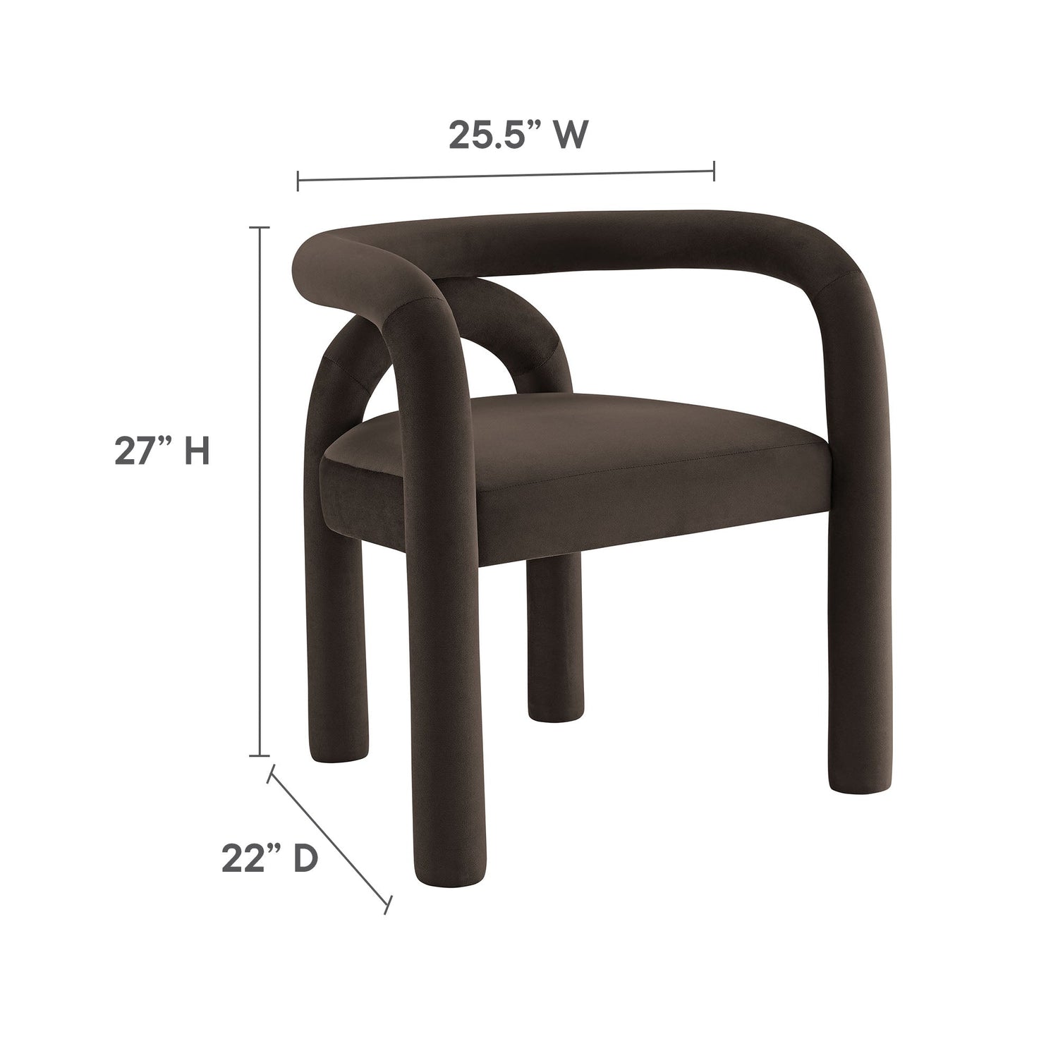 Astrid Performance Velvet Dining Chair by Modway