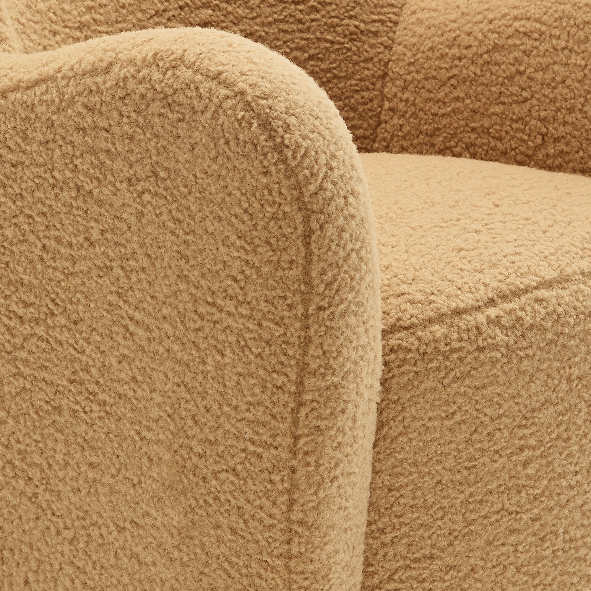 Montrose Wingback Sherpa Swivel Accent Chair by Modway