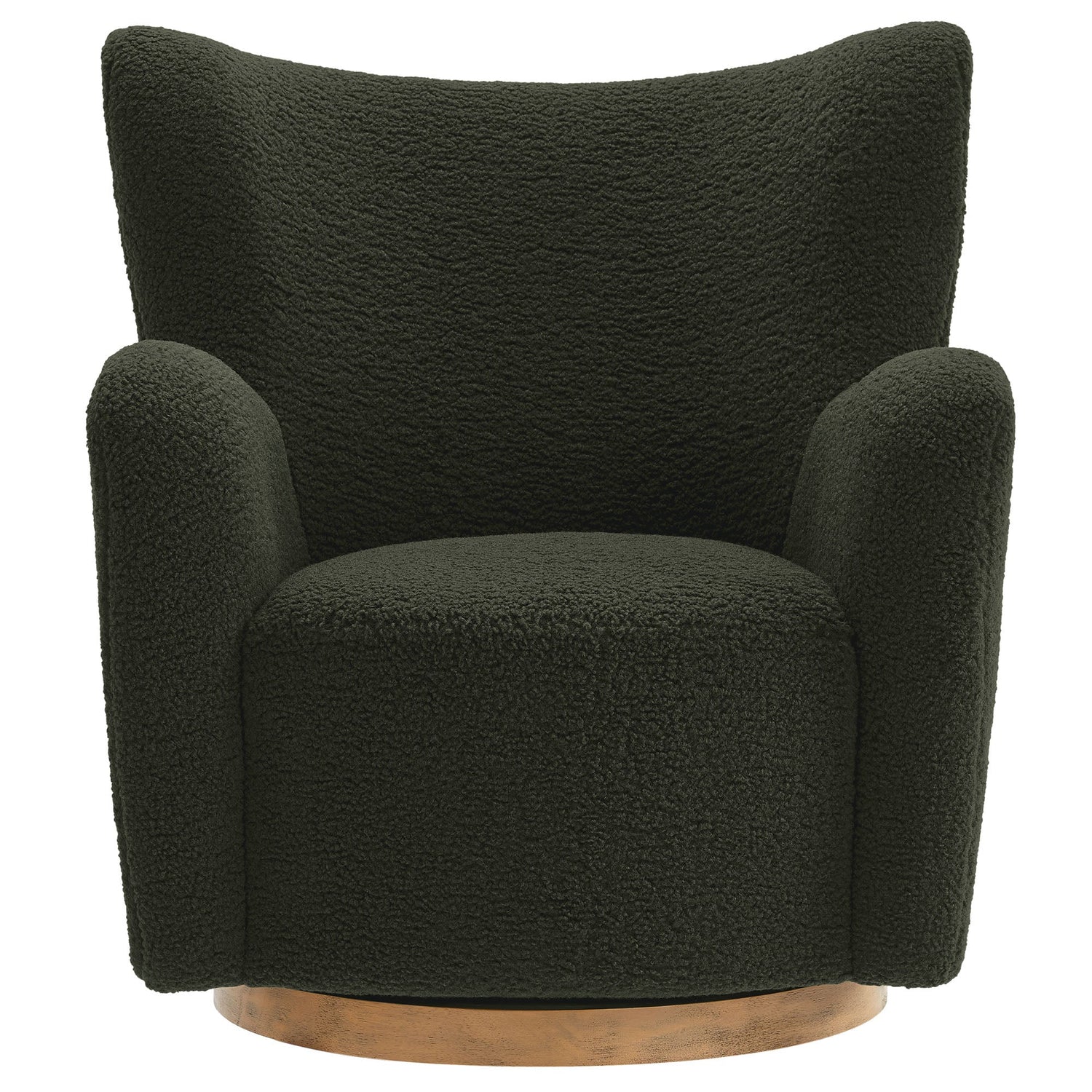 Montrose Wingback Sherpa Swivel Accent Chair by Modway