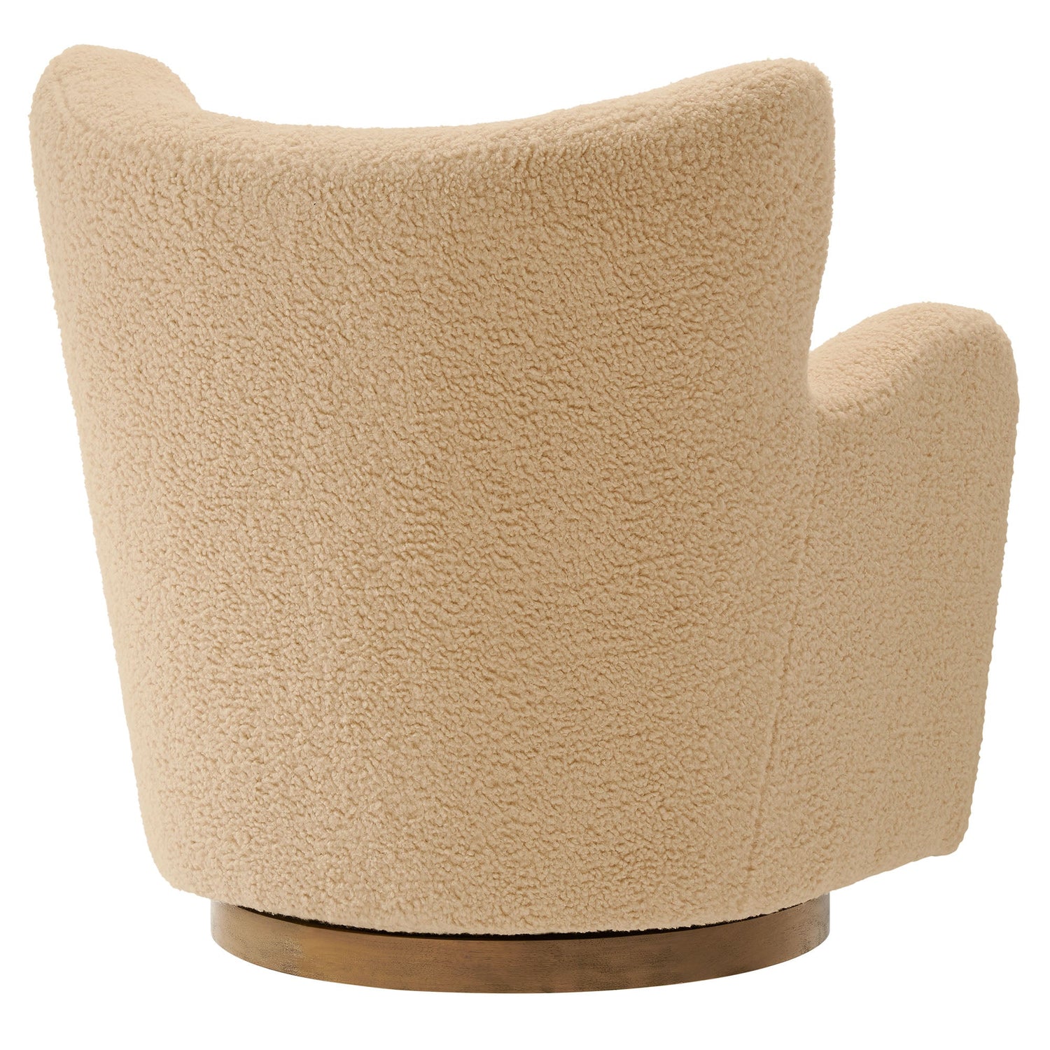 Montrose Wingback Sherpa Swivel Accent Chair by Modway