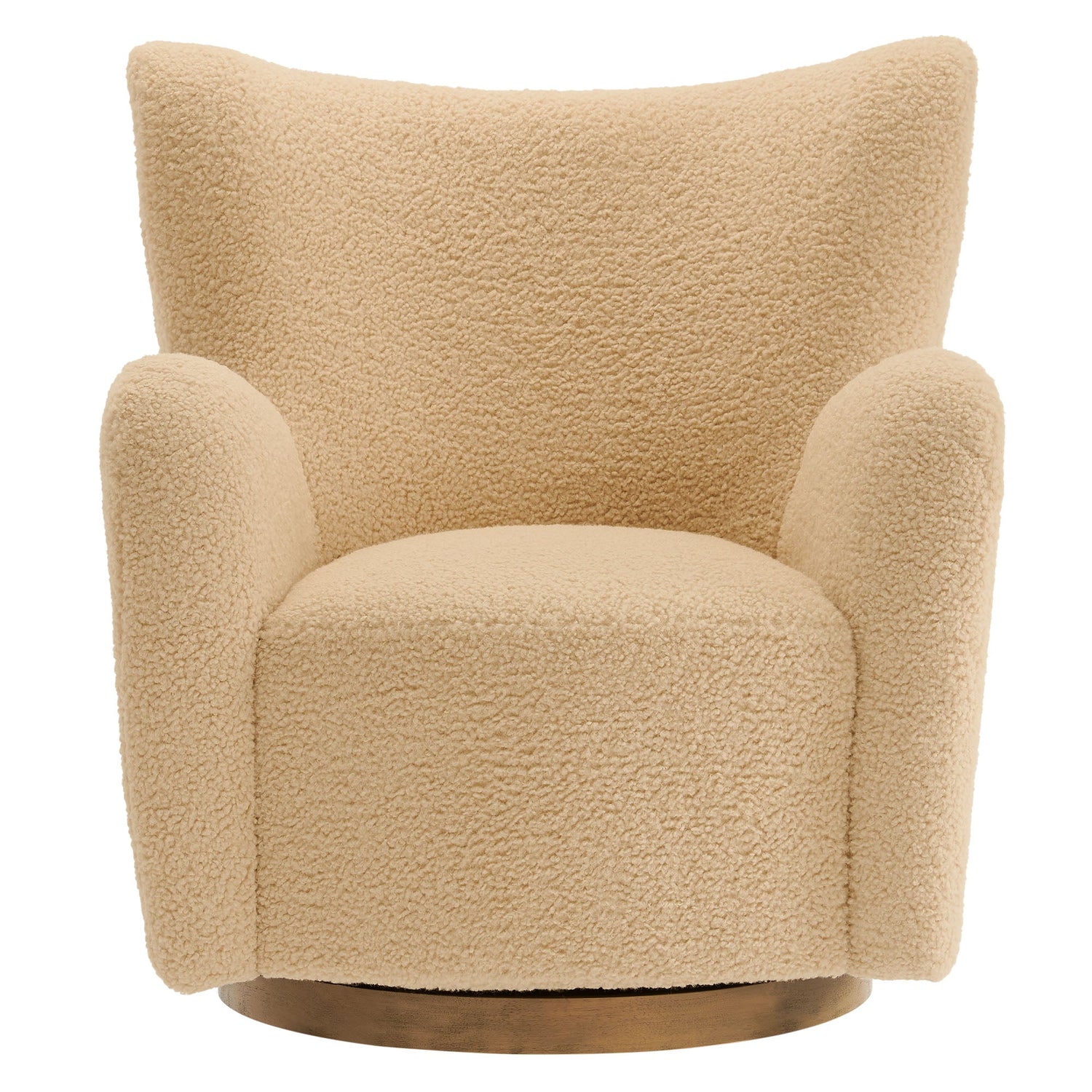 Montrose Wingback Sherpa Swivel Accent Chair by Modway