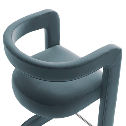 Winslow Performance Velvet Counter Stool by Modway