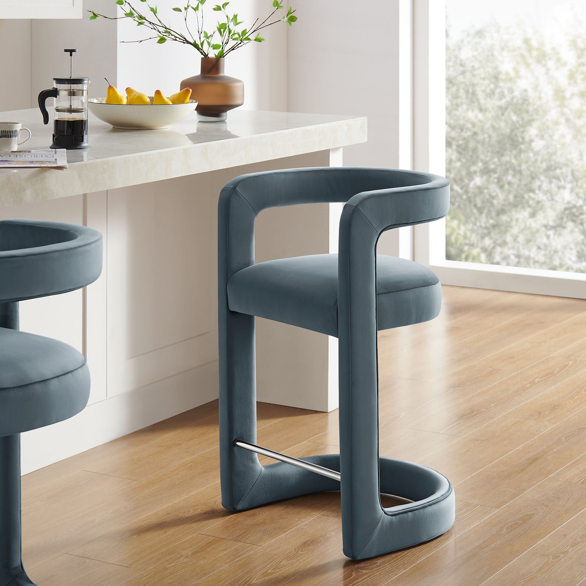 Winslow Performance Velvet Counter Stool by Modway