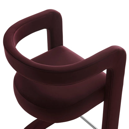 Winslow Performance Velvet Counter Stool by Modway