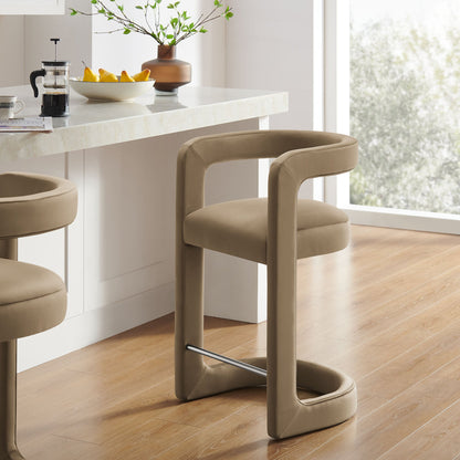 Winslow Performance Velvet Counter Stool by Modway