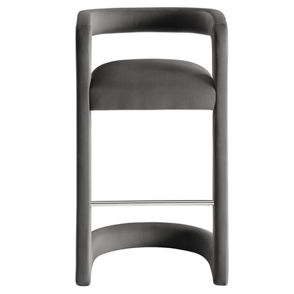 Winslow Performance Velvet Bar Stool by Modway