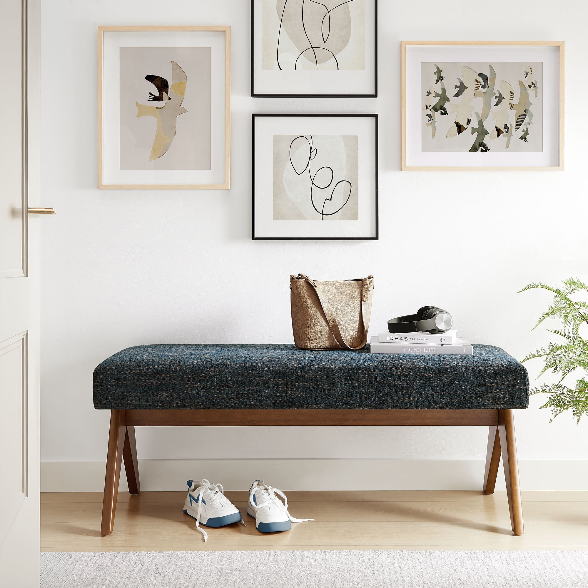 Lyra Upholstered Bench By HouseBean