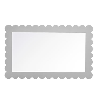 Emmeline Scalloped Rectangle Wall Mirror By HouseBean