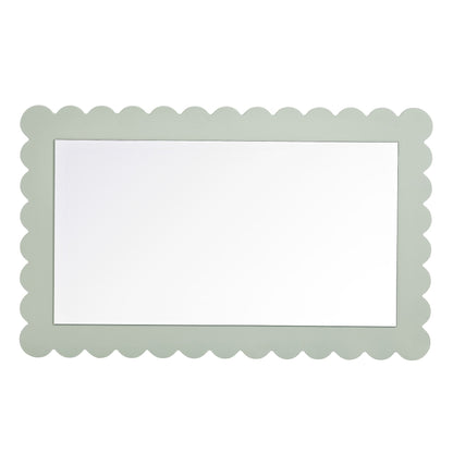 Emmeline Scalloped Rectangle Wall Mirror By HouseBean