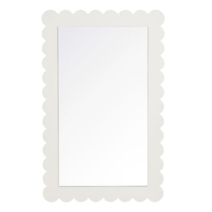 Emmeline Scalloped Rectangle Wall Mirror By HouseBean