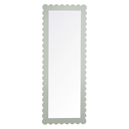 Emmeline Scalloped Rectangle Floor Mirror By HouseBean